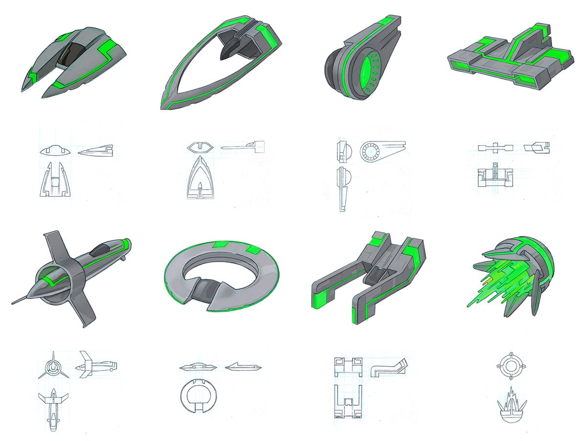 Intel Super Space Melee art direction
