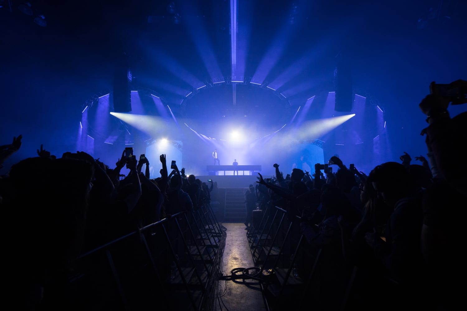 The Chainsmokers NYE stage lights