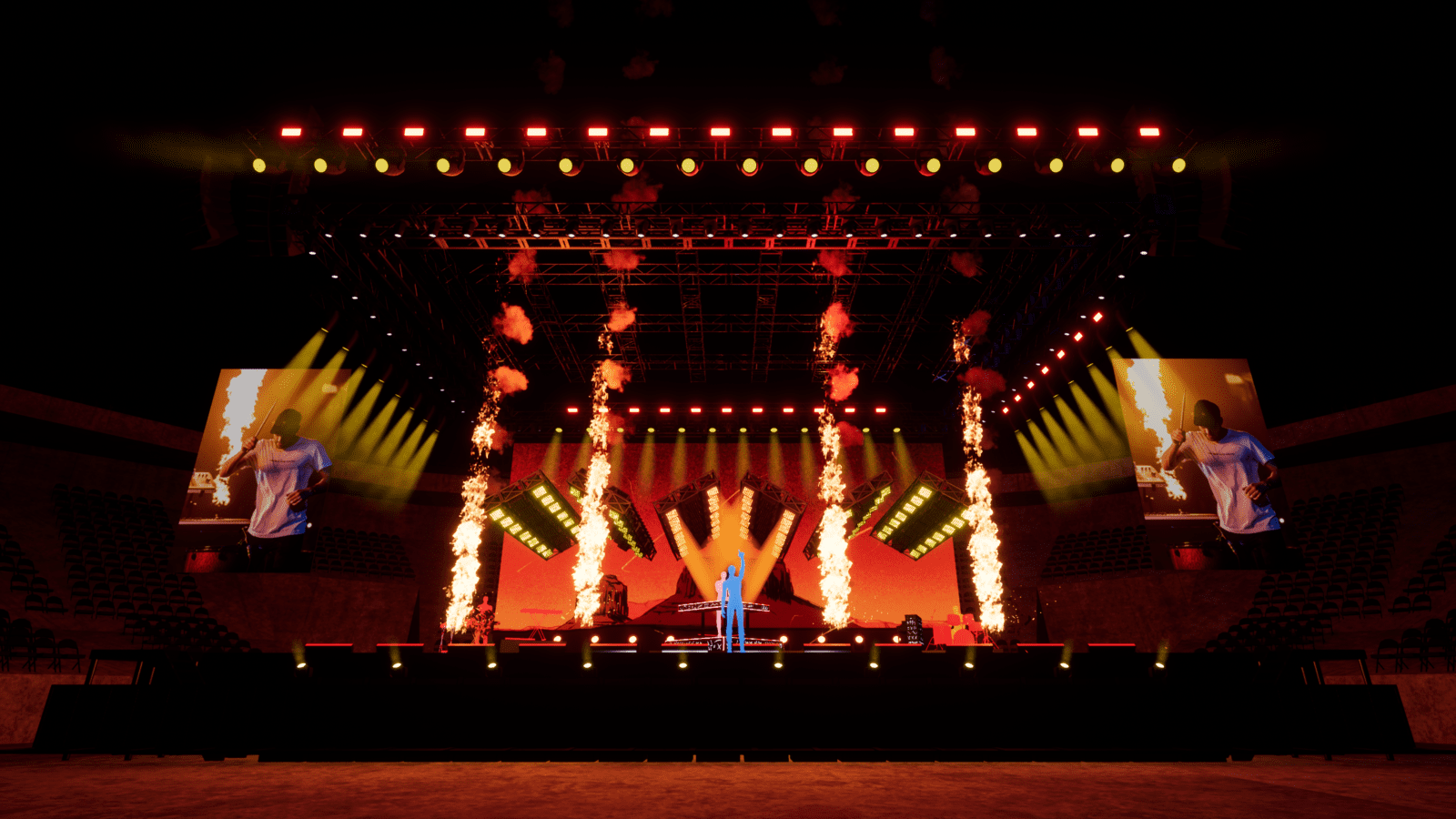 chainsmokers stage