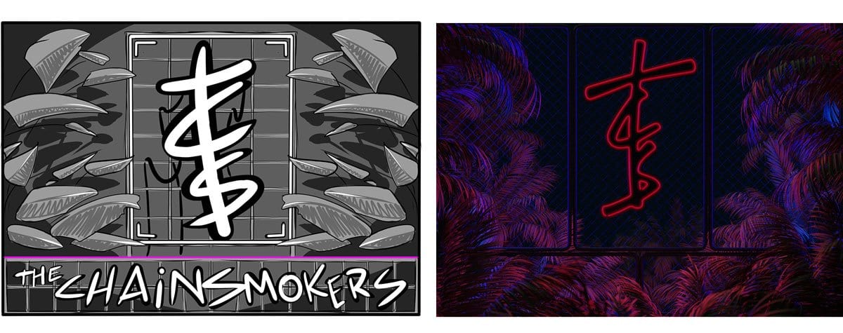 The Chainsmokers Inside Out art