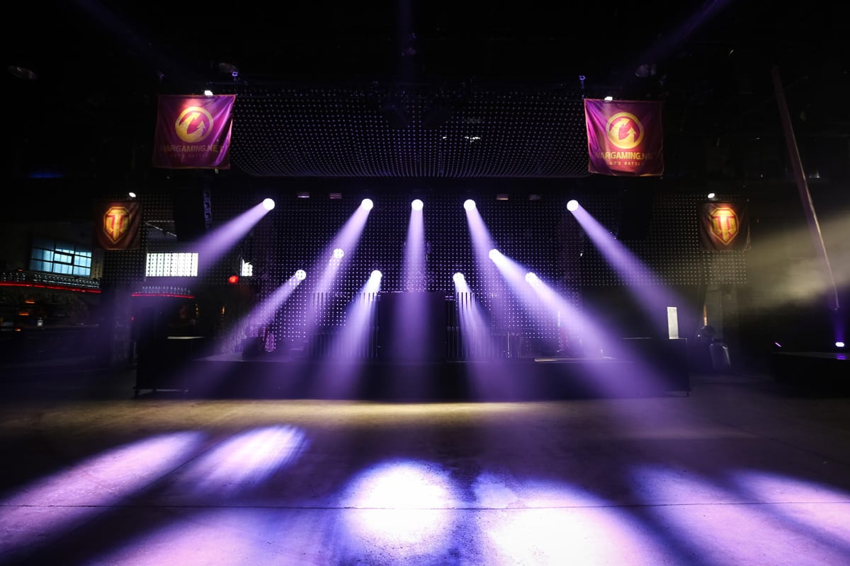 Wargaming gamescom party stage