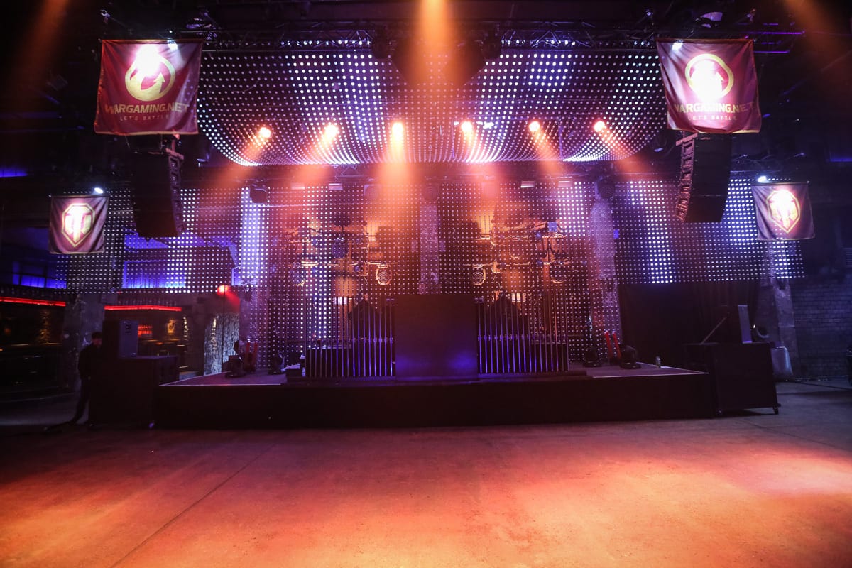 Wargaming gamescom party lighting