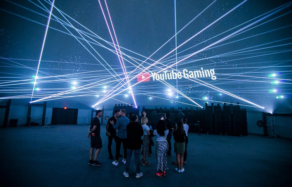 YouTube Gaming lights