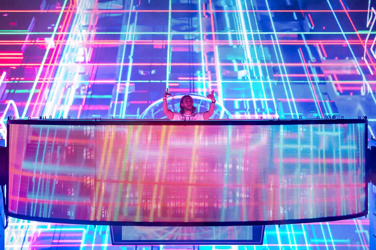 Zedd Orbit Tour stage