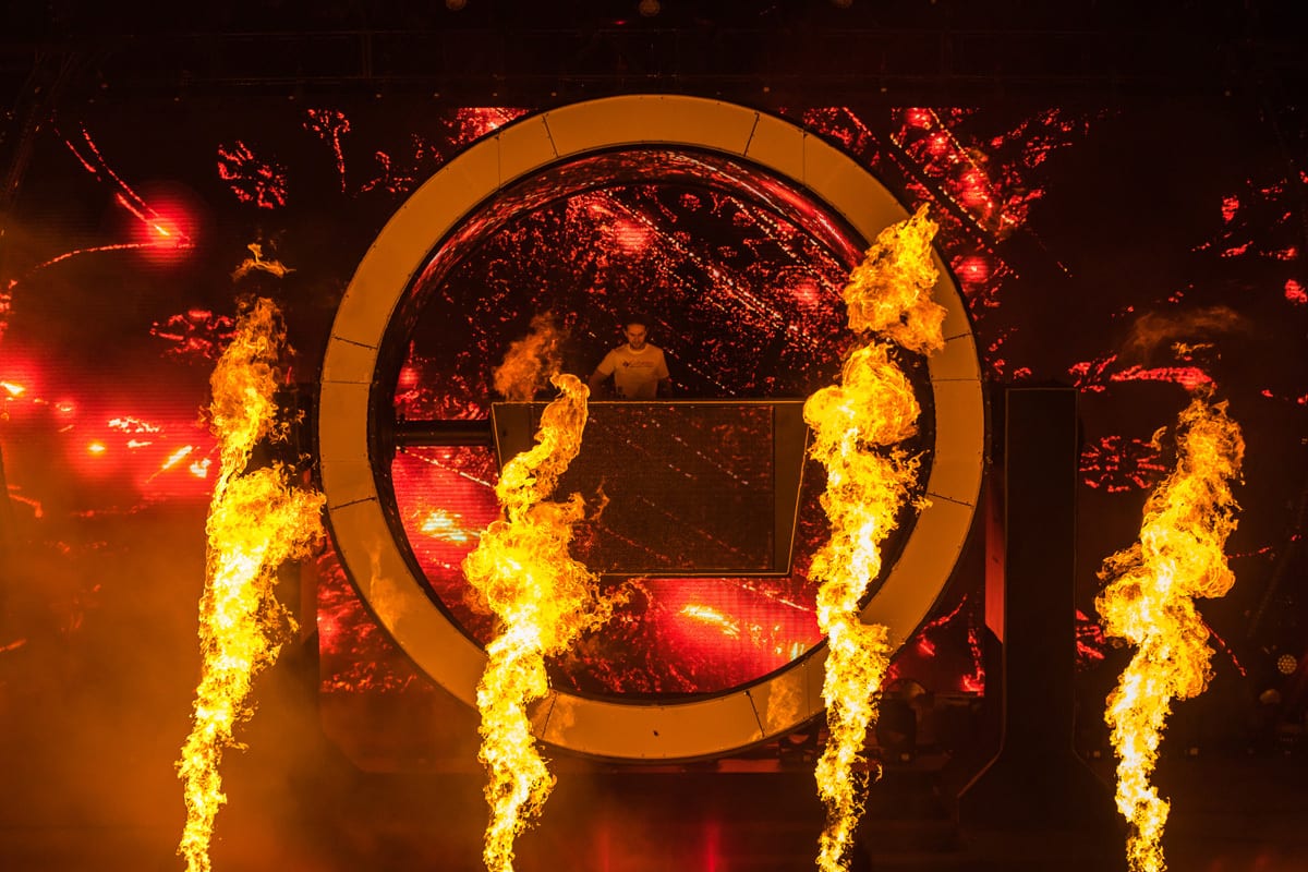 Zedd Orbit Tour stage