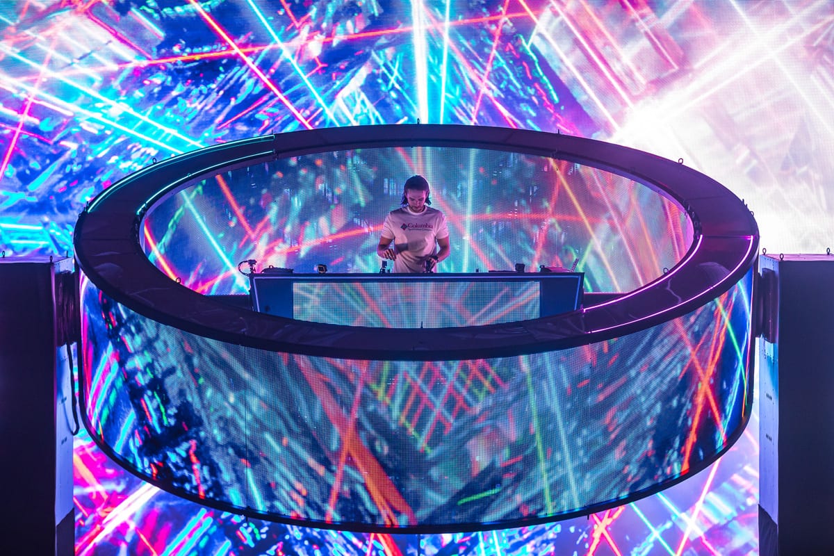 Zedd Orbit Tour rotating ring