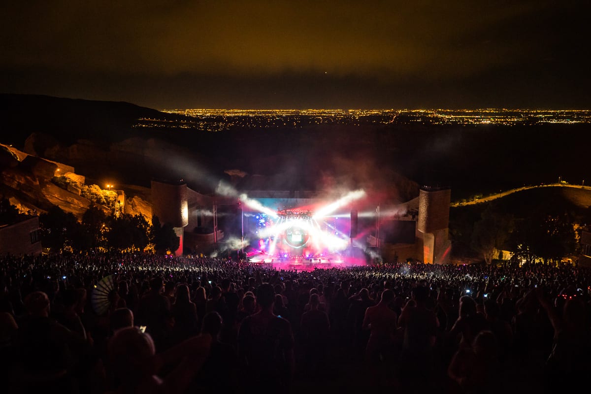 Zedd Orbit Tour Red Rocks stage