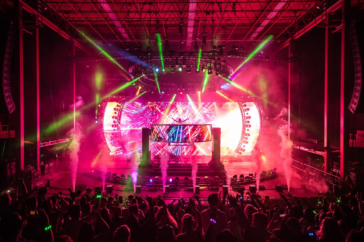 Zedd Orbit Tour stage