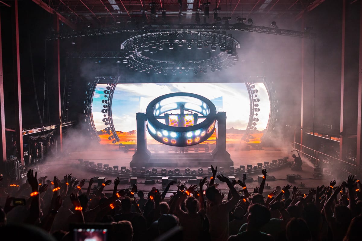 Zedd Orbit tour stage Red Rocks
