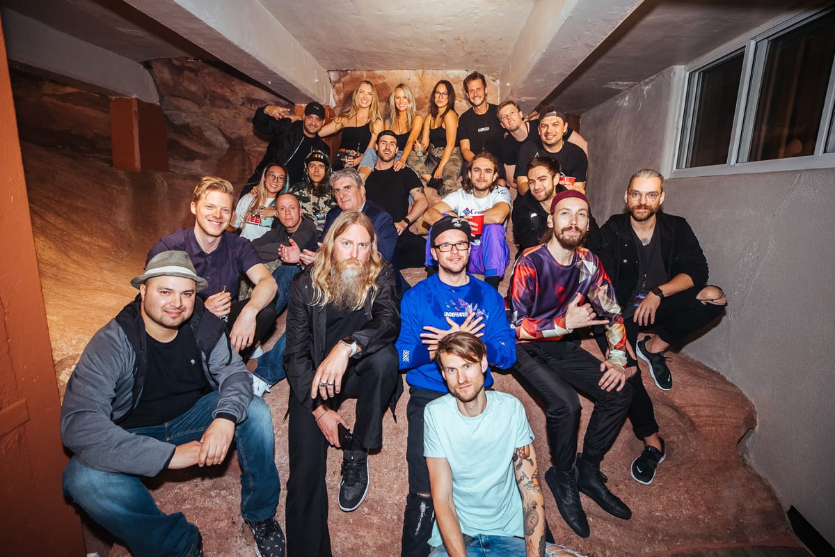 Zedd Orbit tour group photo