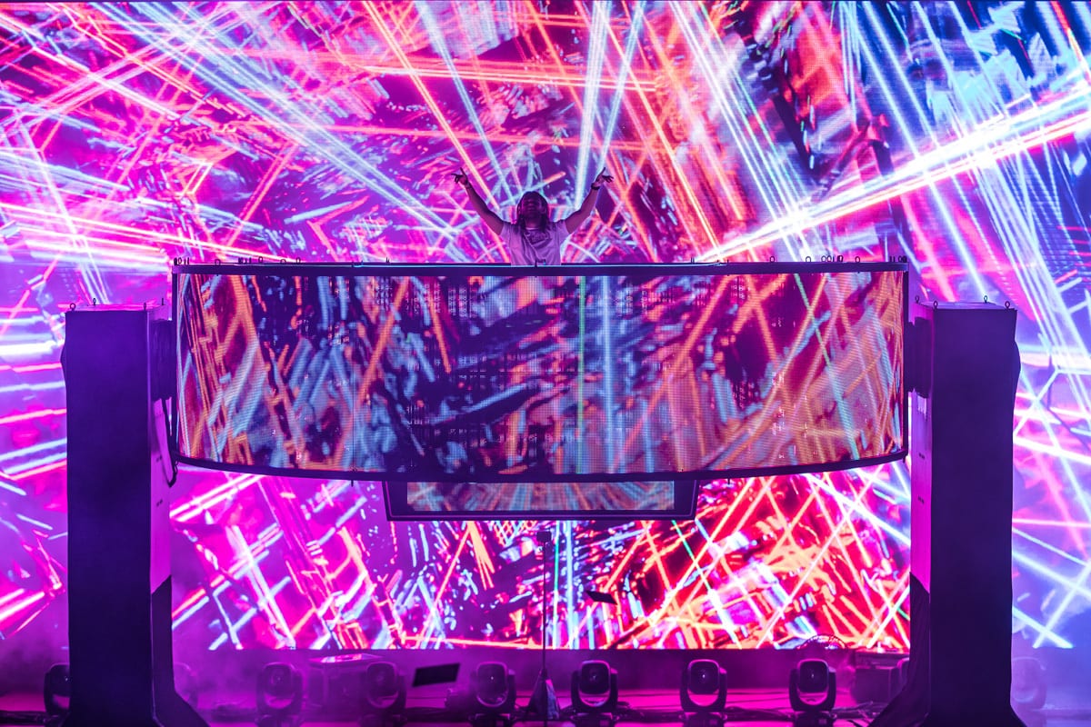 Zedd Orbit Tour graphics