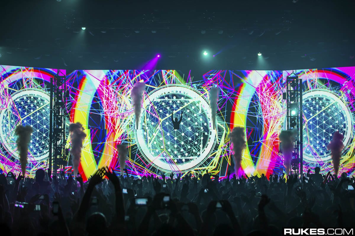 Zedd True Colors Tour stage visuals