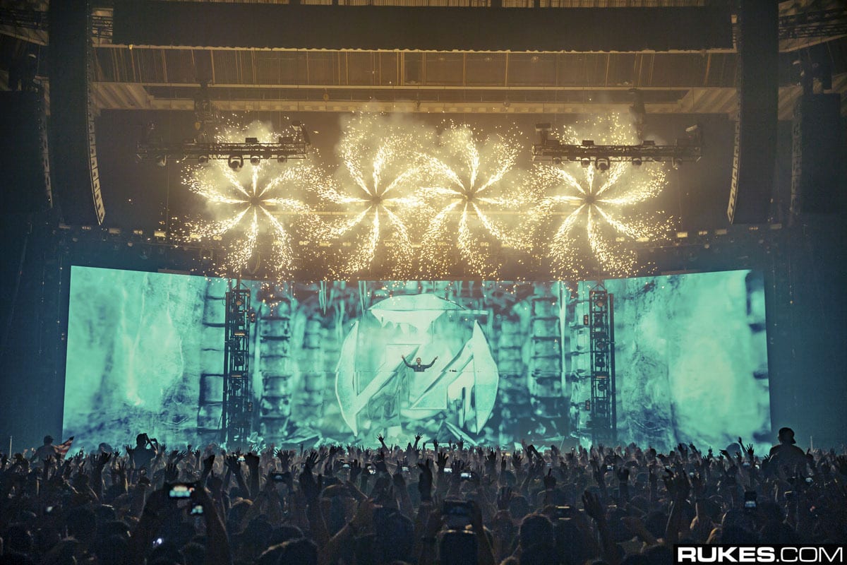Zedd True Colors Tour stage