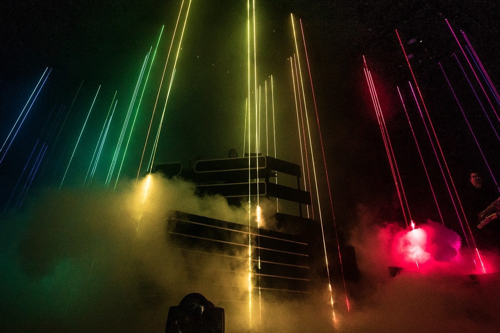 ZHU The Shrine Los Angeles lights