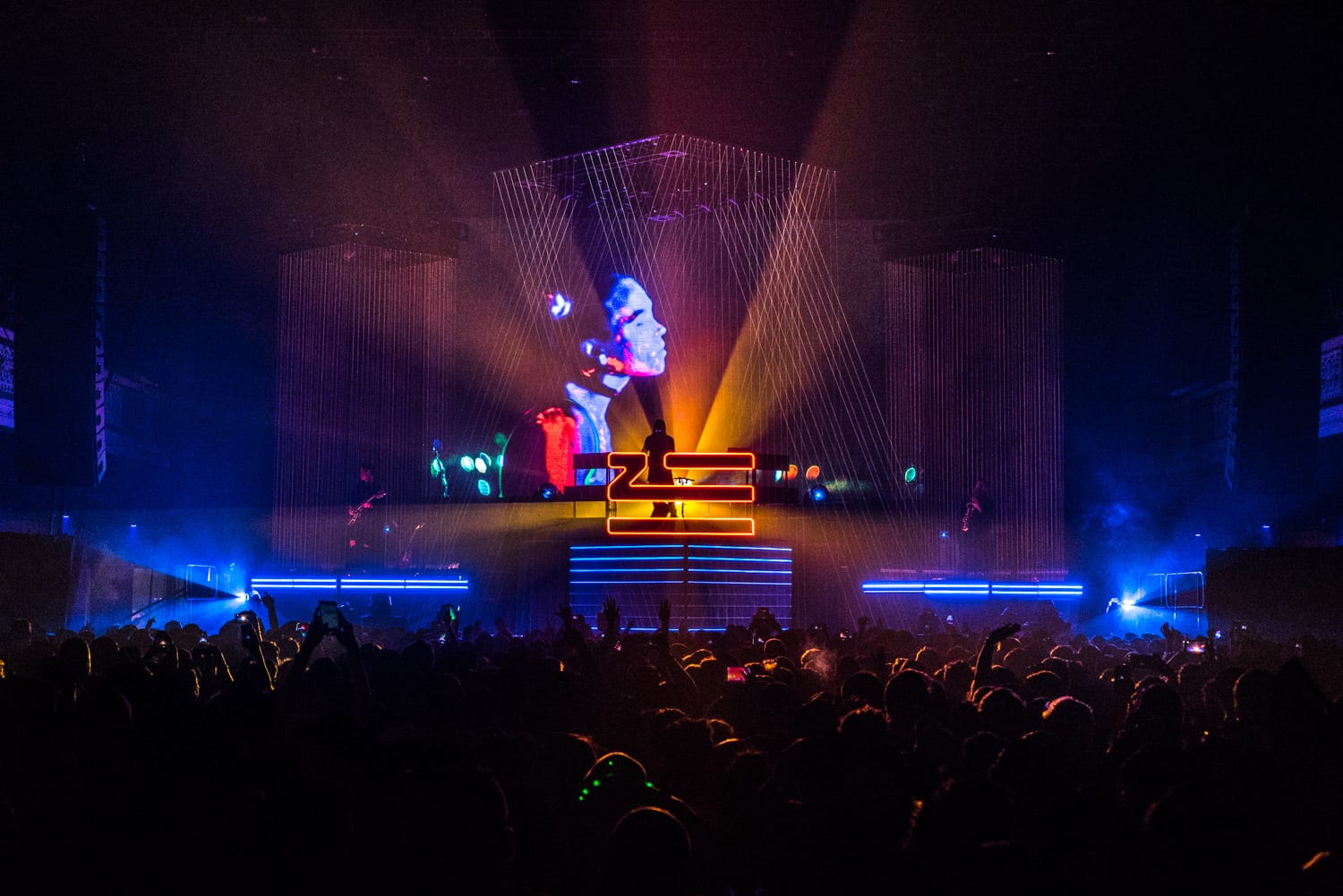 ZHU The Shrine Los Angeles stage