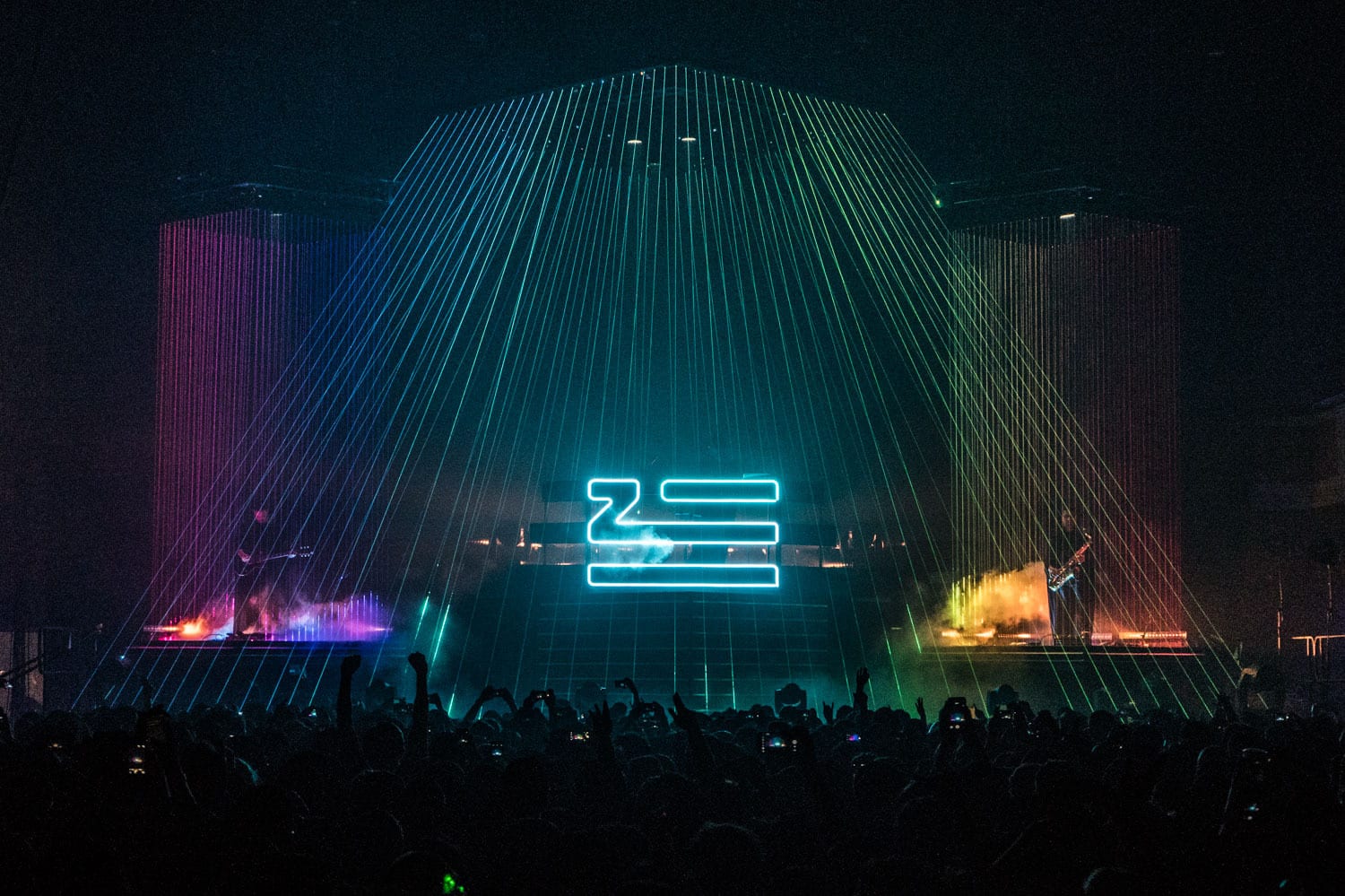 ZHU The Shrine Los Angeles stage lights