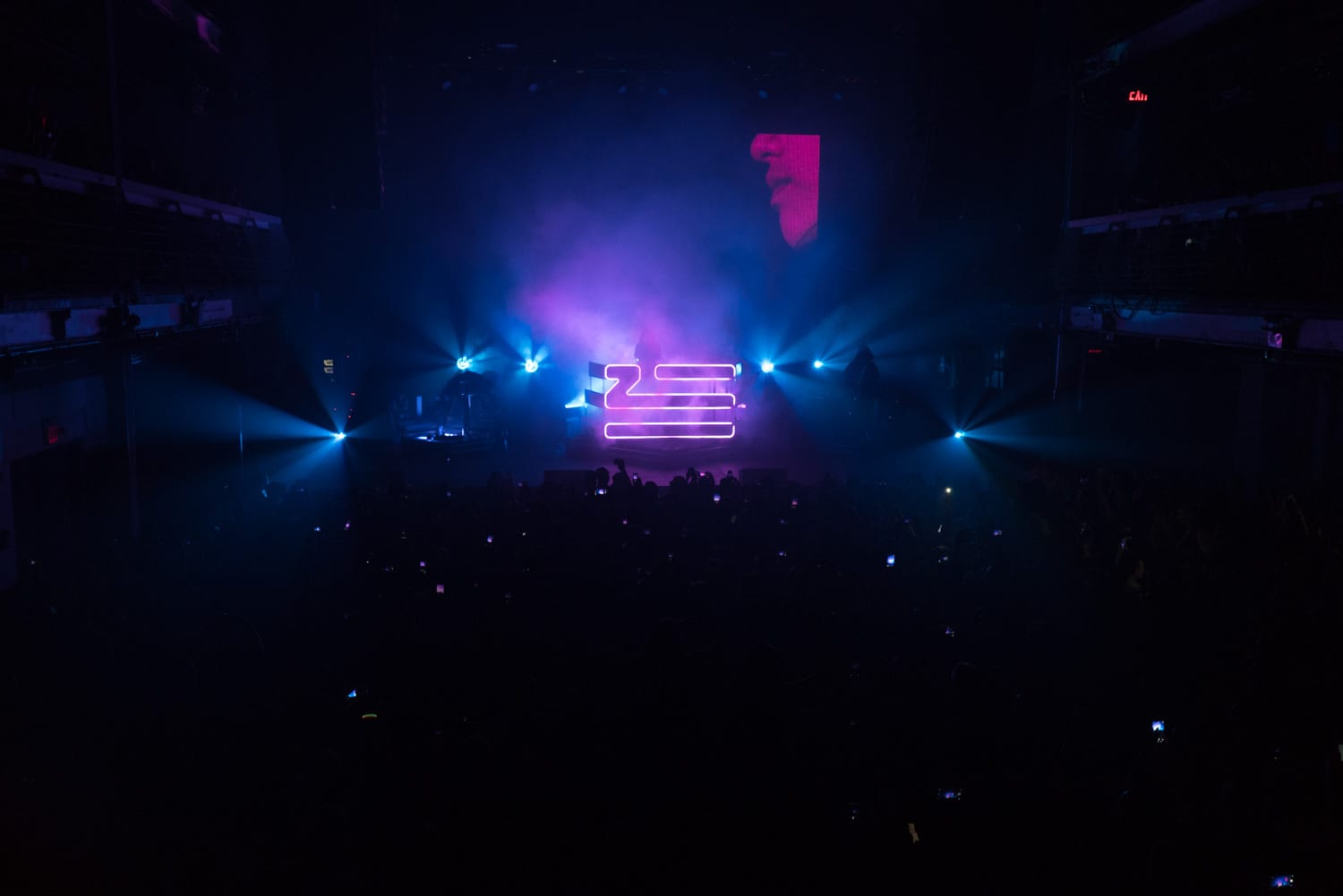 ZHU Neon City Tour stage